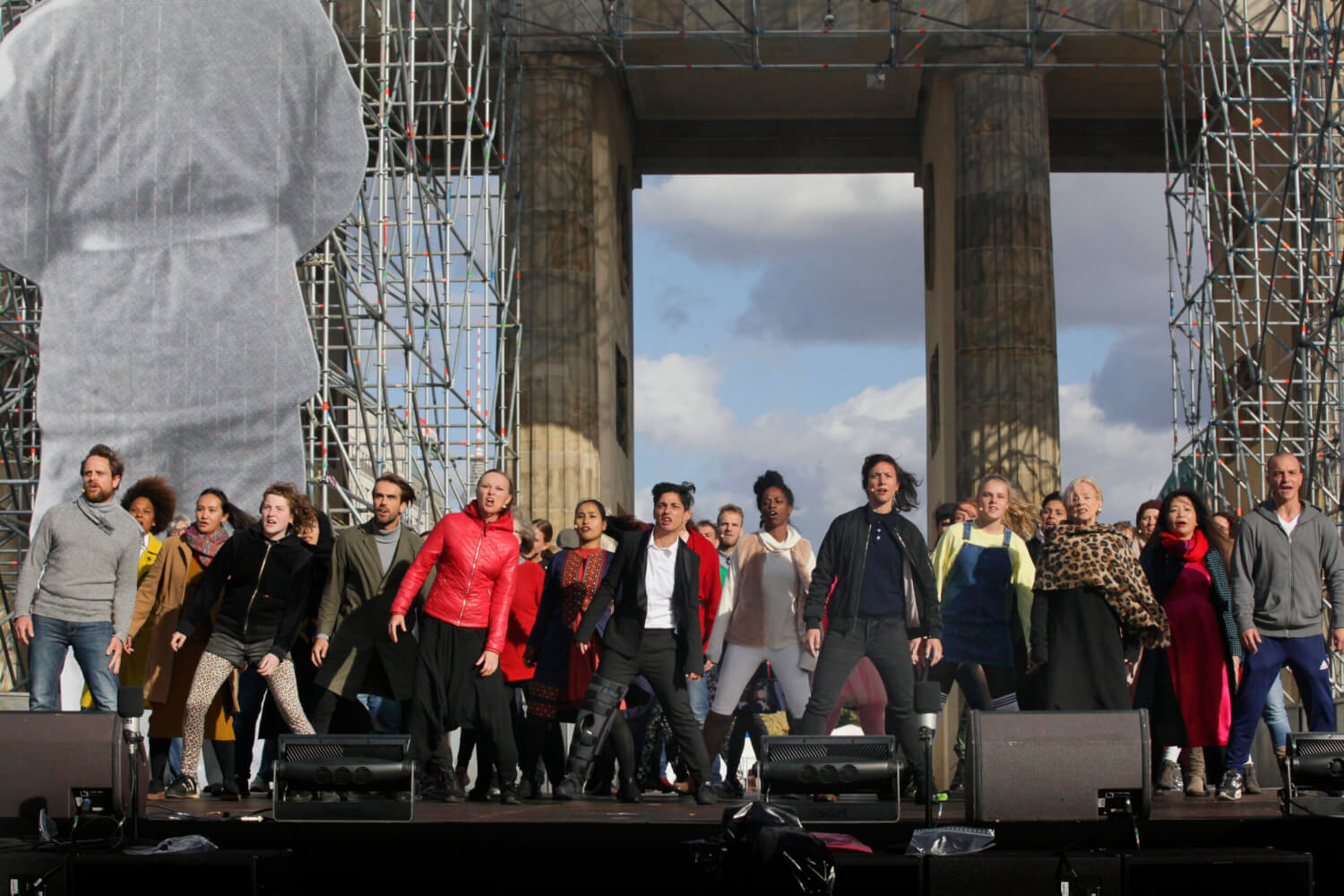 Eine Art Staatstheater am Tag der deutschen Einheit: "Das Grundgesetz"