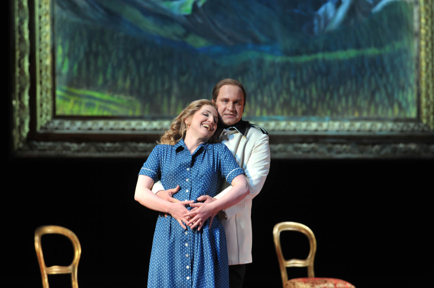 Arlette Meißner und  Bernd Valentin in "Halka" am Pfalztheater Kaiserslautern