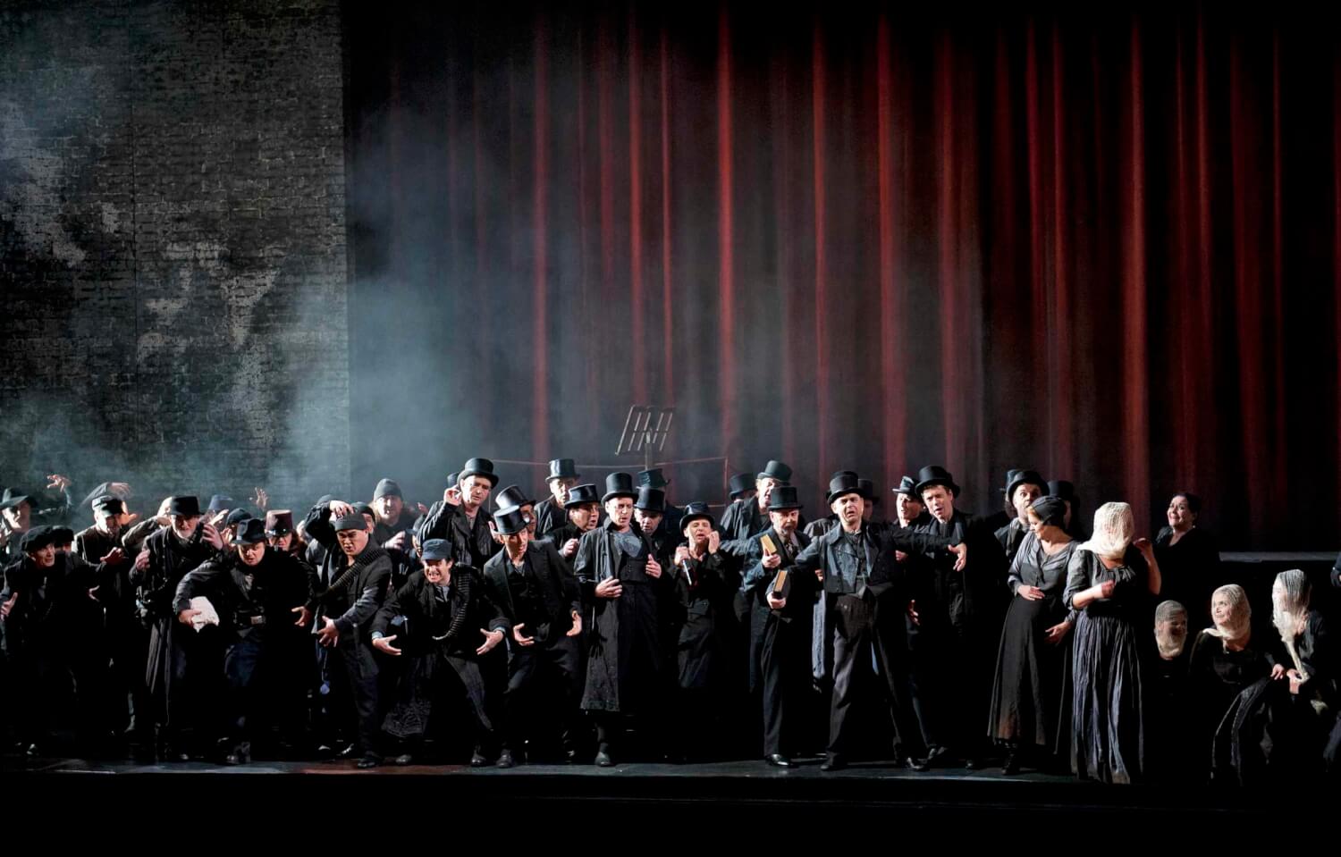 Der Chor der Gefangenen im Leipziger "Nabucco".