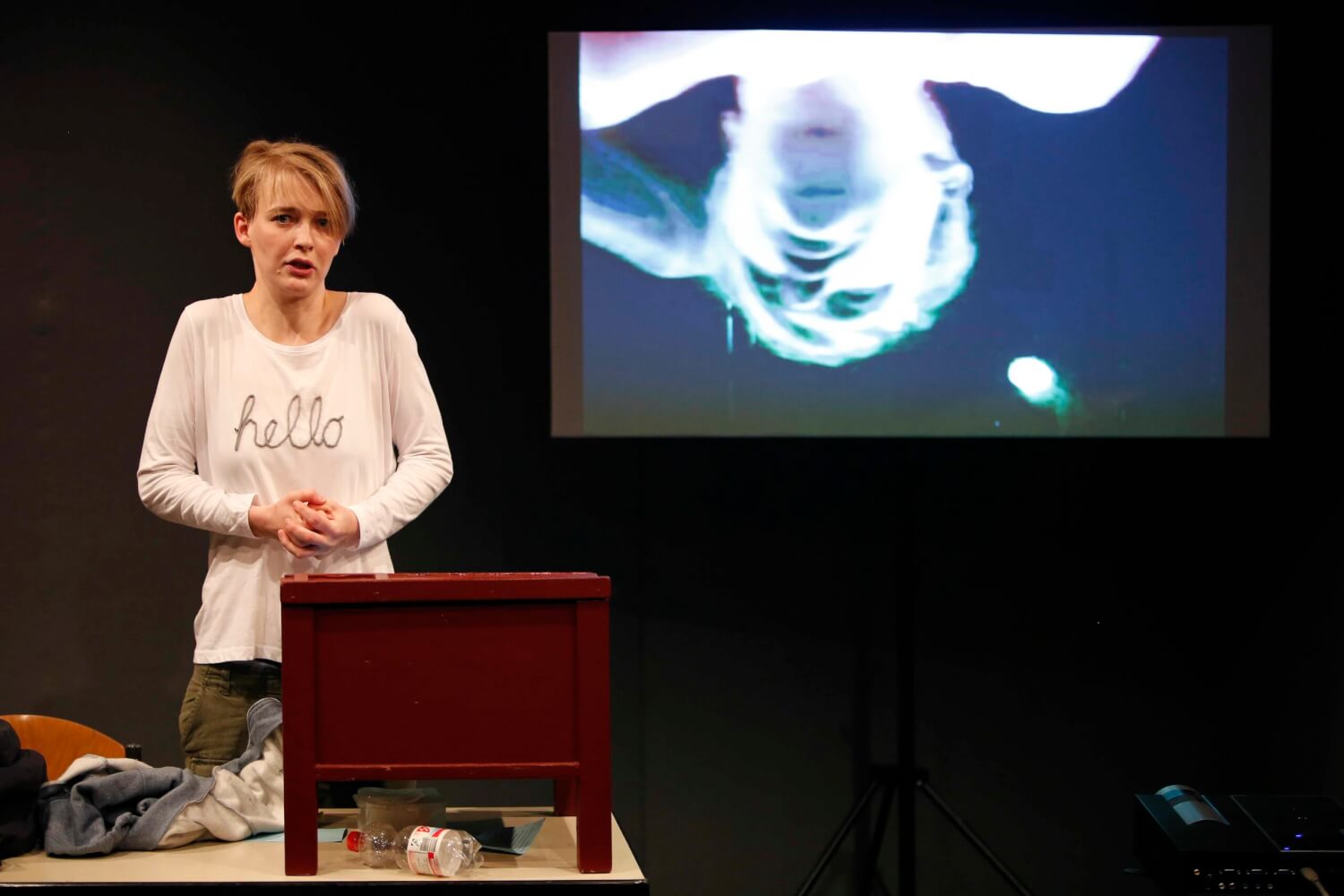 Anke Stoppa in einem berührenden Solo