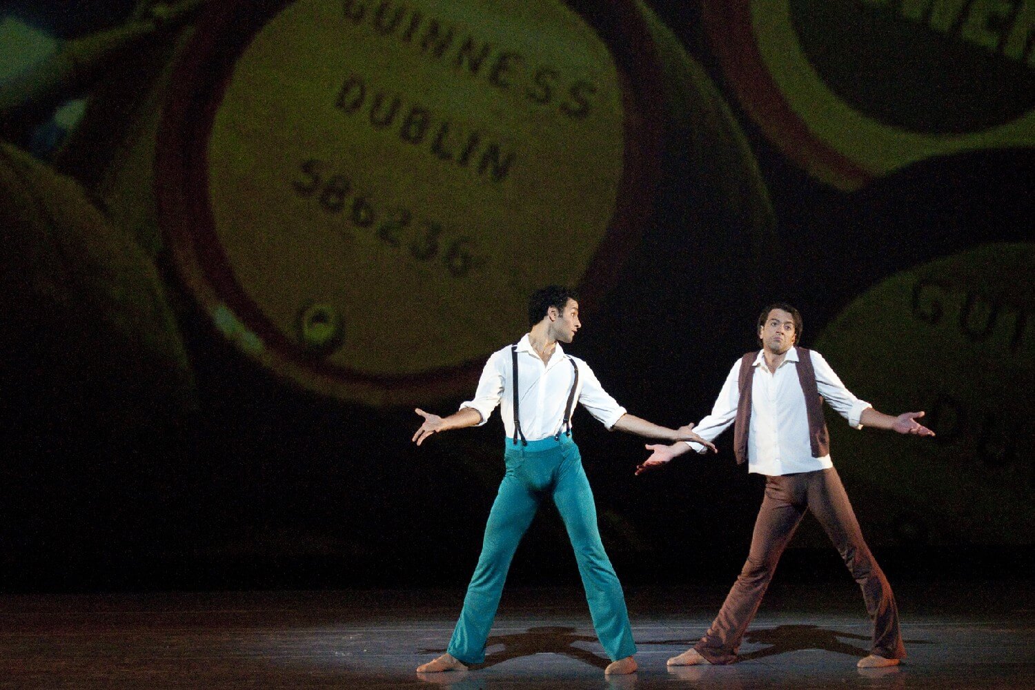 "Irish Soul": Marat Ourtaev und Nour Eldesouki beim Aalto Ballett Essen.