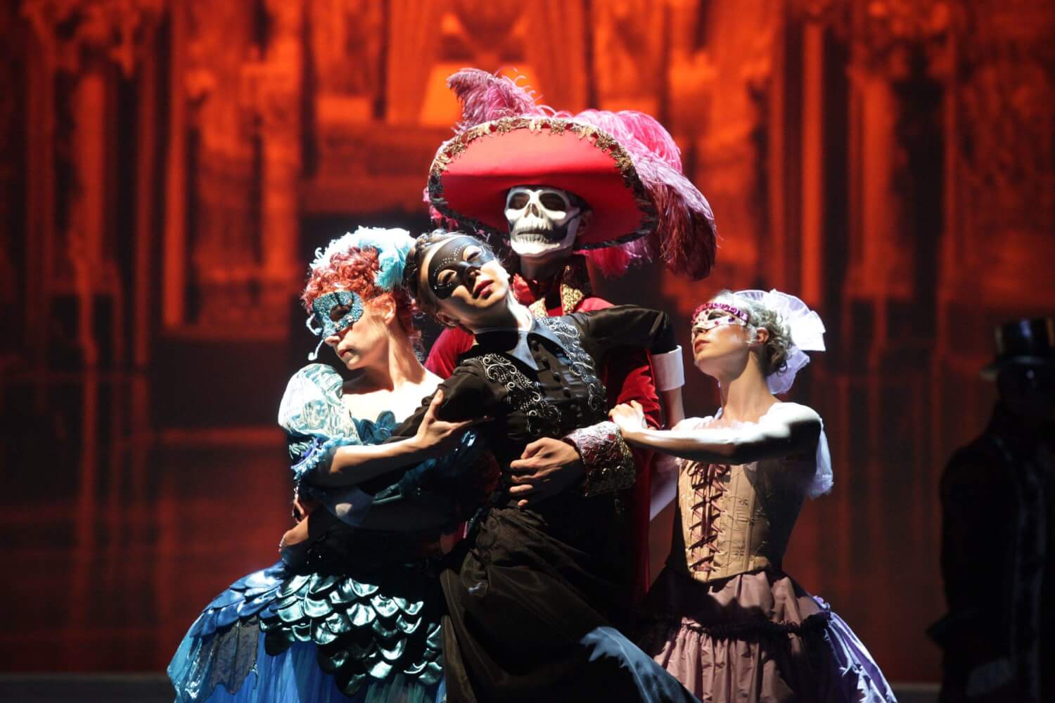 Szene aus dem neuen Phantom-Ballett in Halle