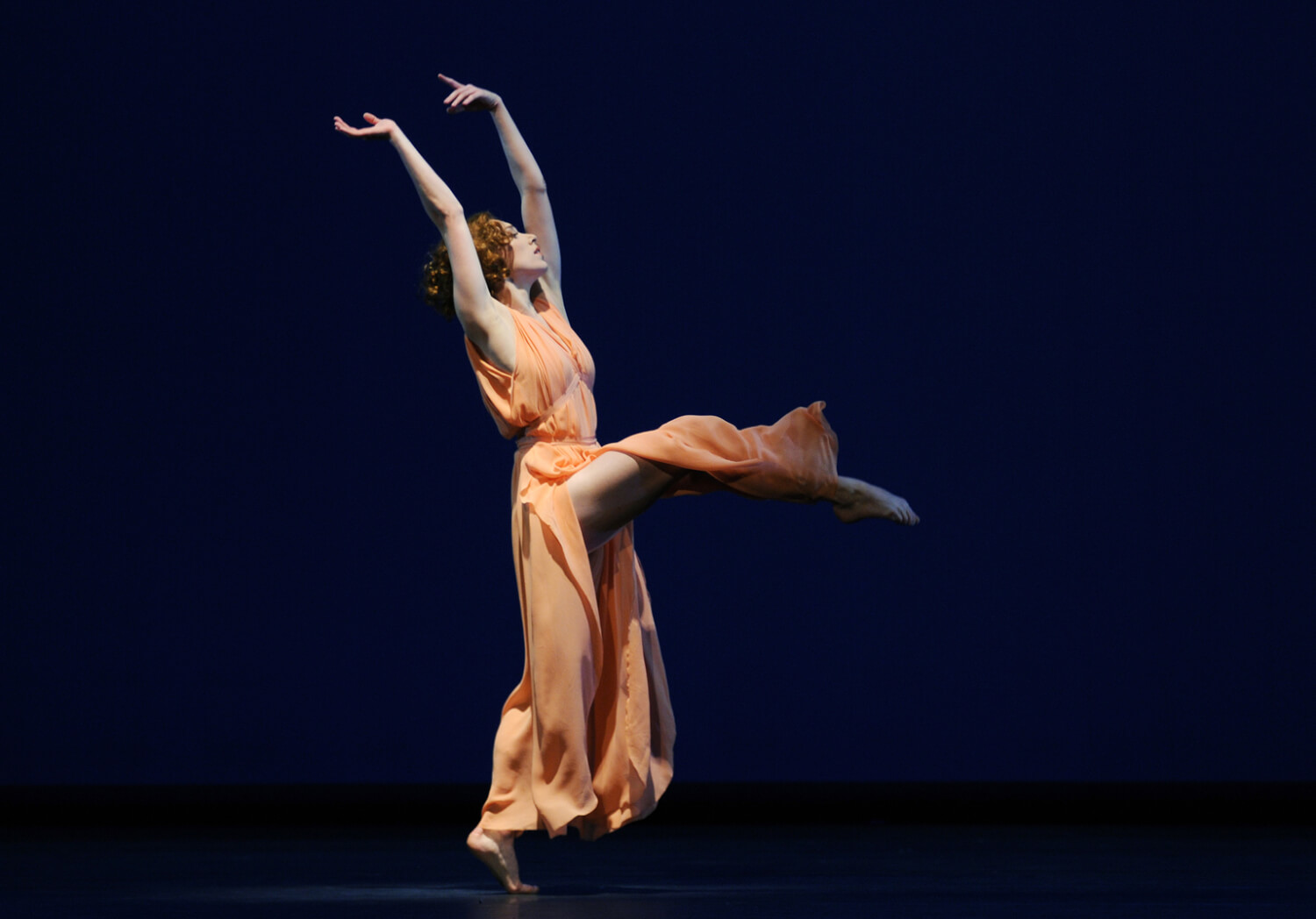 Stephanie Hancox in "Five Brahms Waltzes in the Manner of Isadora Duncan".