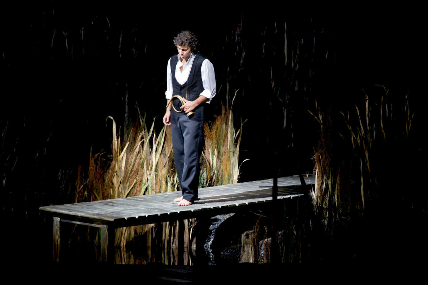 Jonas Kaufmann in der Titelpartie von Wagners "Lohengrin" an der Mailänder Scala.