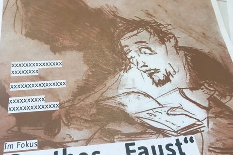 Arbeitsfassung des „Faust“-Heft-Covers