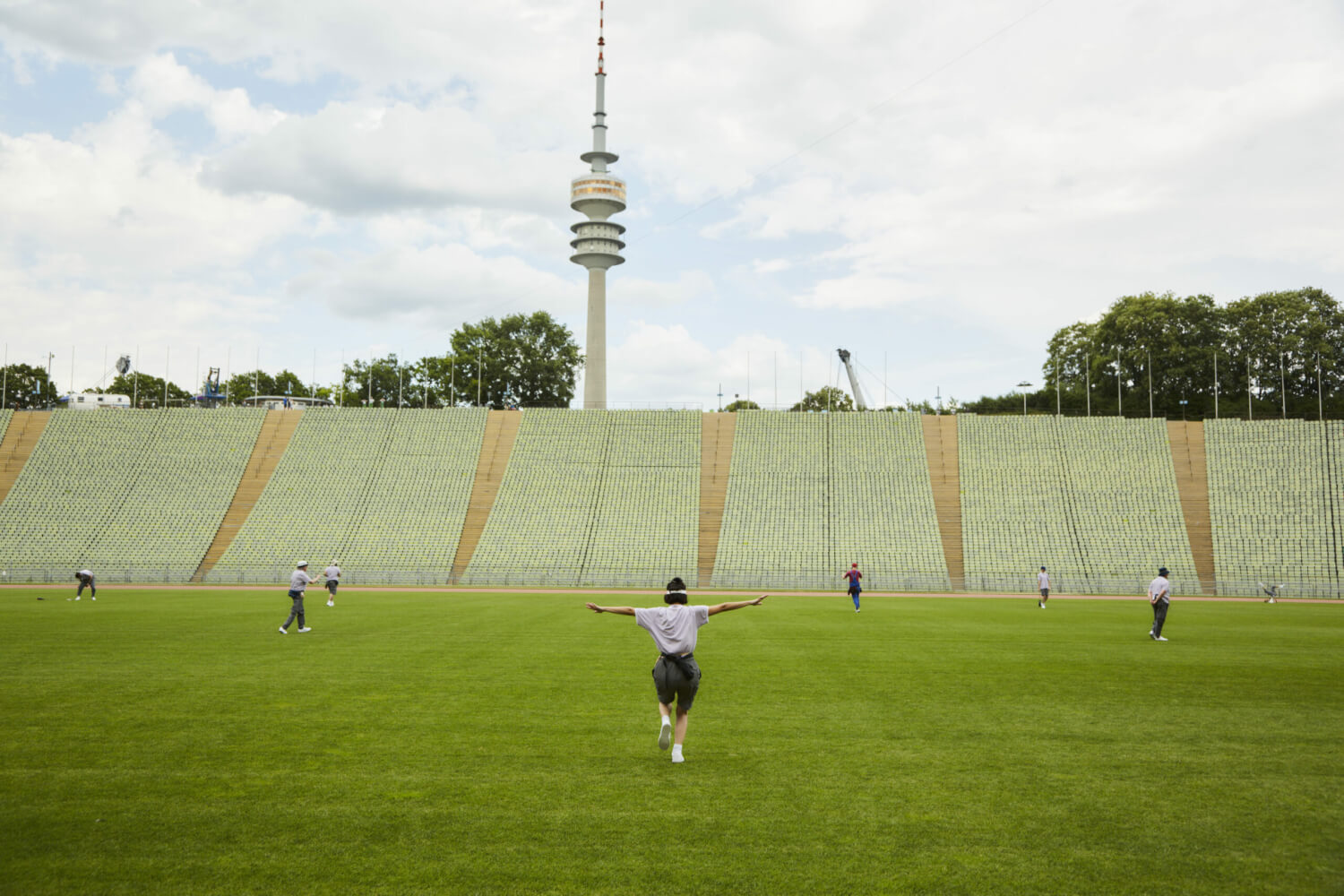 "Opening Ceremony" im Münchner Olympiastadion