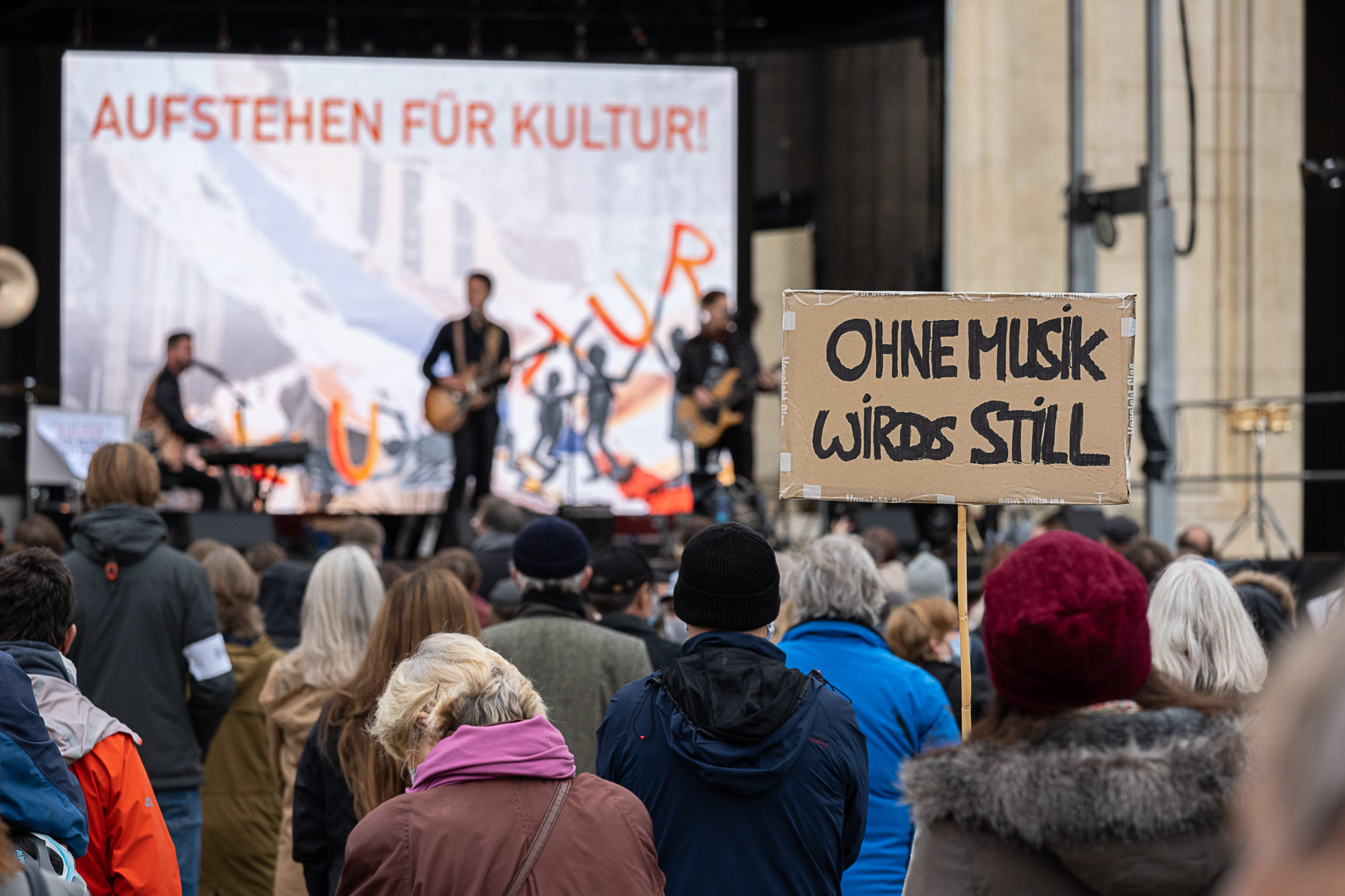 Münchner Kulturdemo am 25. Oktober