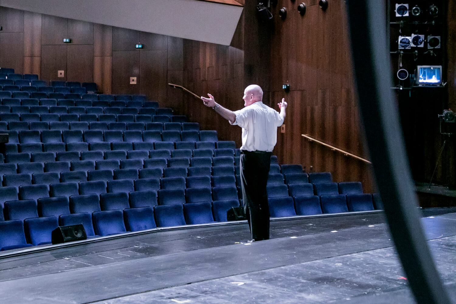 Kein Zuschauer weit und breit im Theater Heilbronn