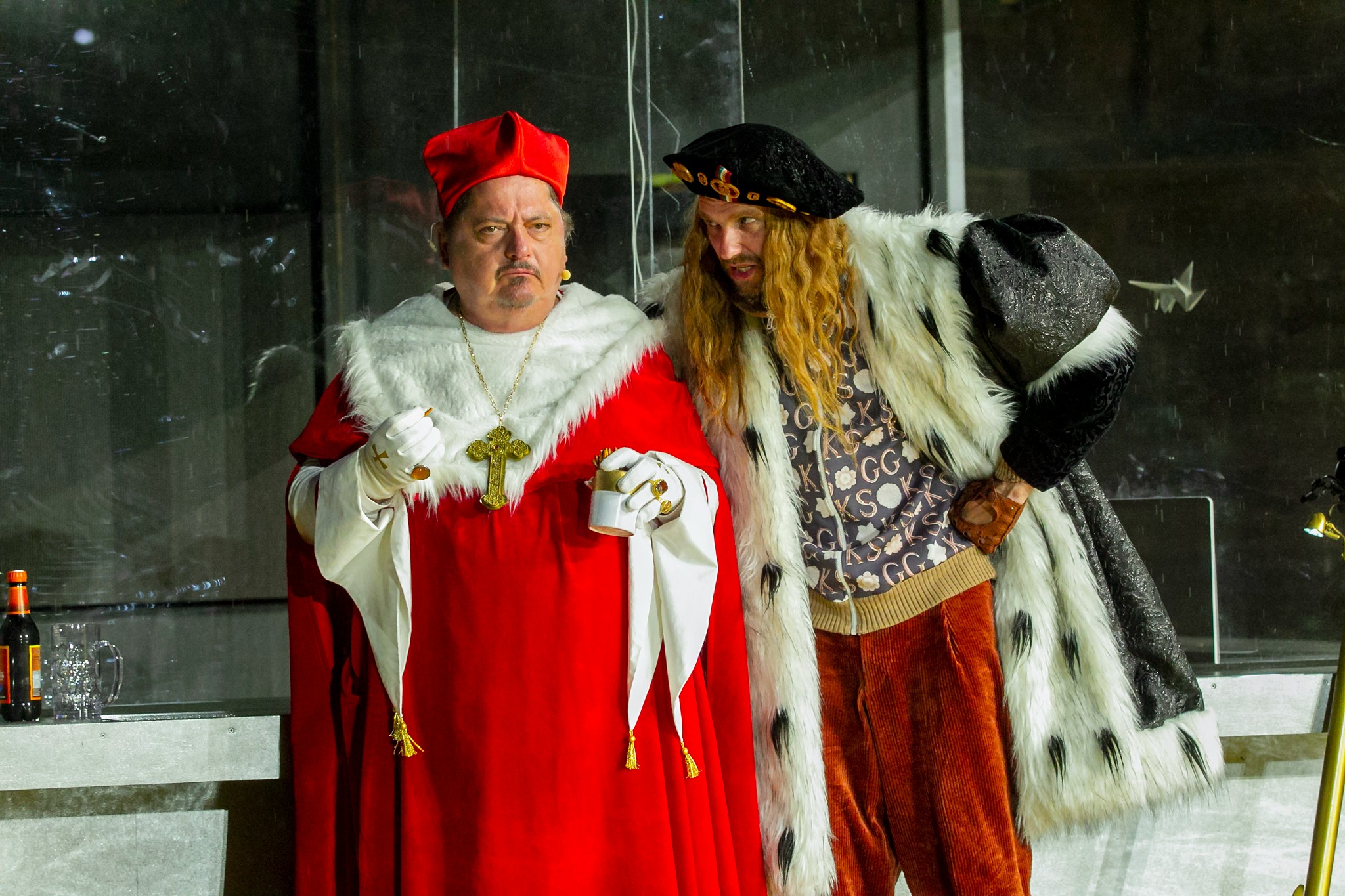 Jürgen Tarrach und Jan Thümer in „Luther“ bei den Wormser Nibelungenfestspielen