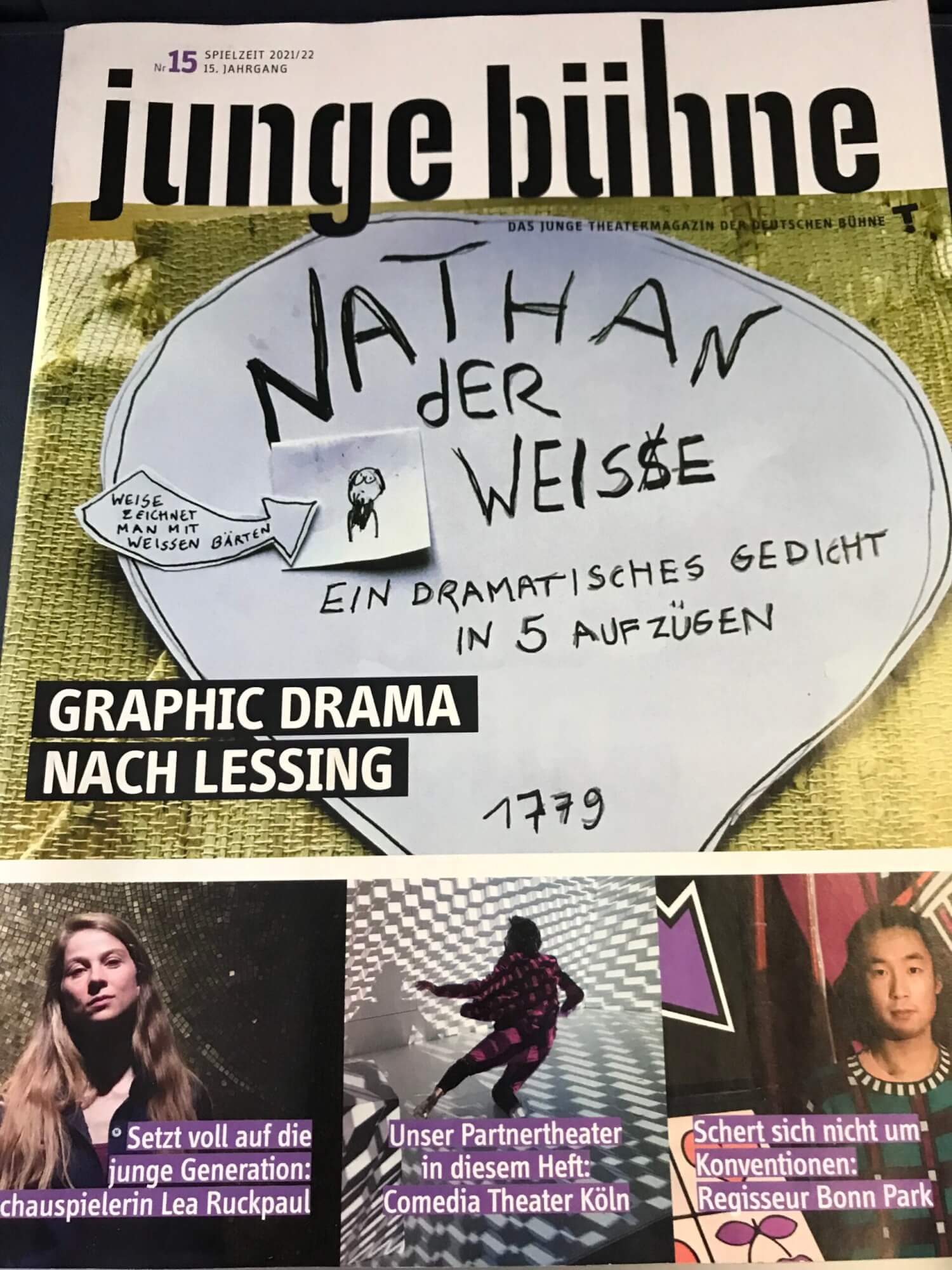 Das Cover der neuen jungen bühne