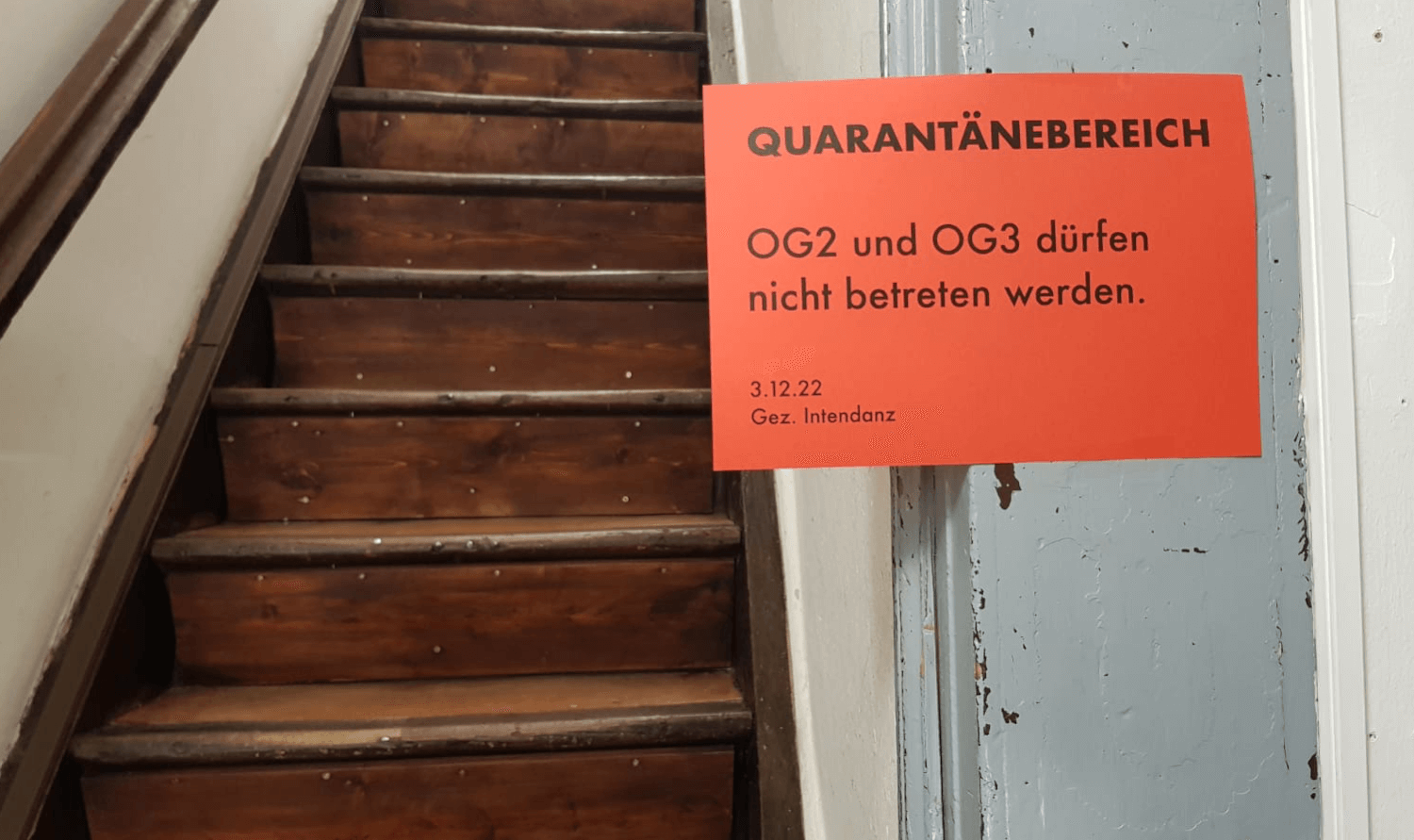Omikron-Isolation am Zimmerthester Tübingen