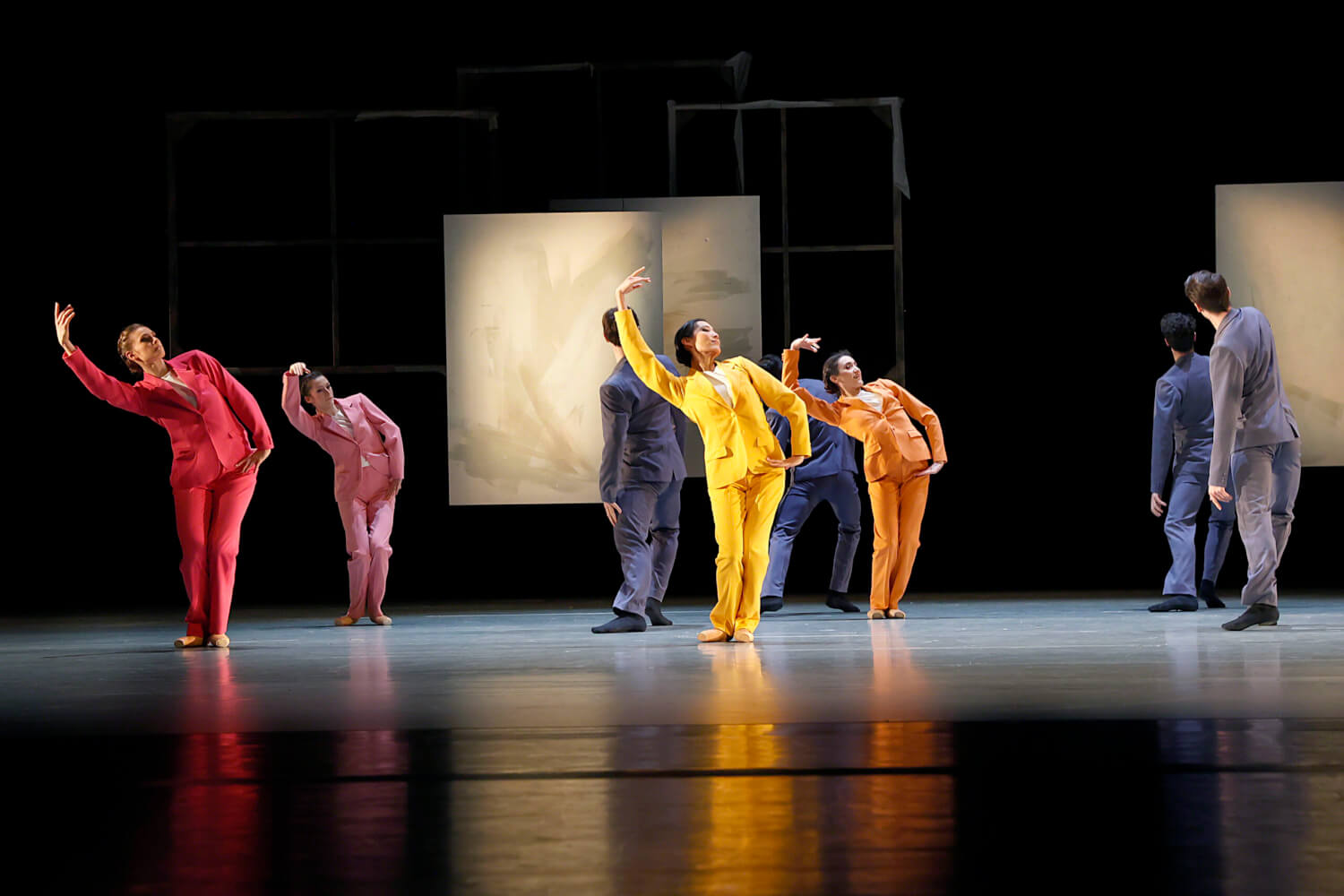 Damen und Herren des Chemnitzer Balletts 