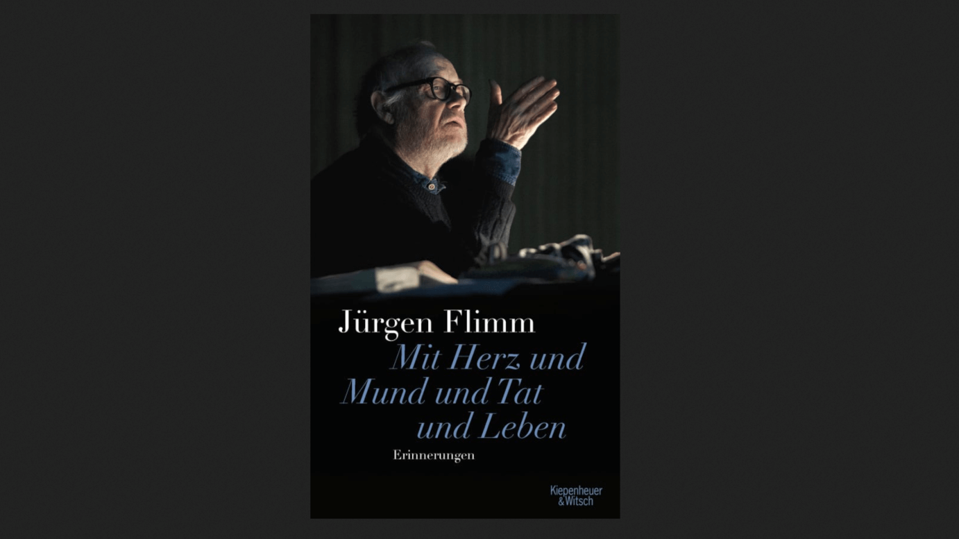 Cover des Buches mit Jürgen Flimm