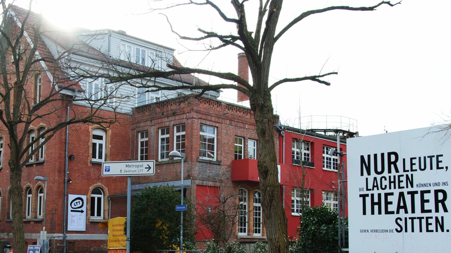 Landestheater Tübingen Die Außenansicht des Landestheater Tübingen.