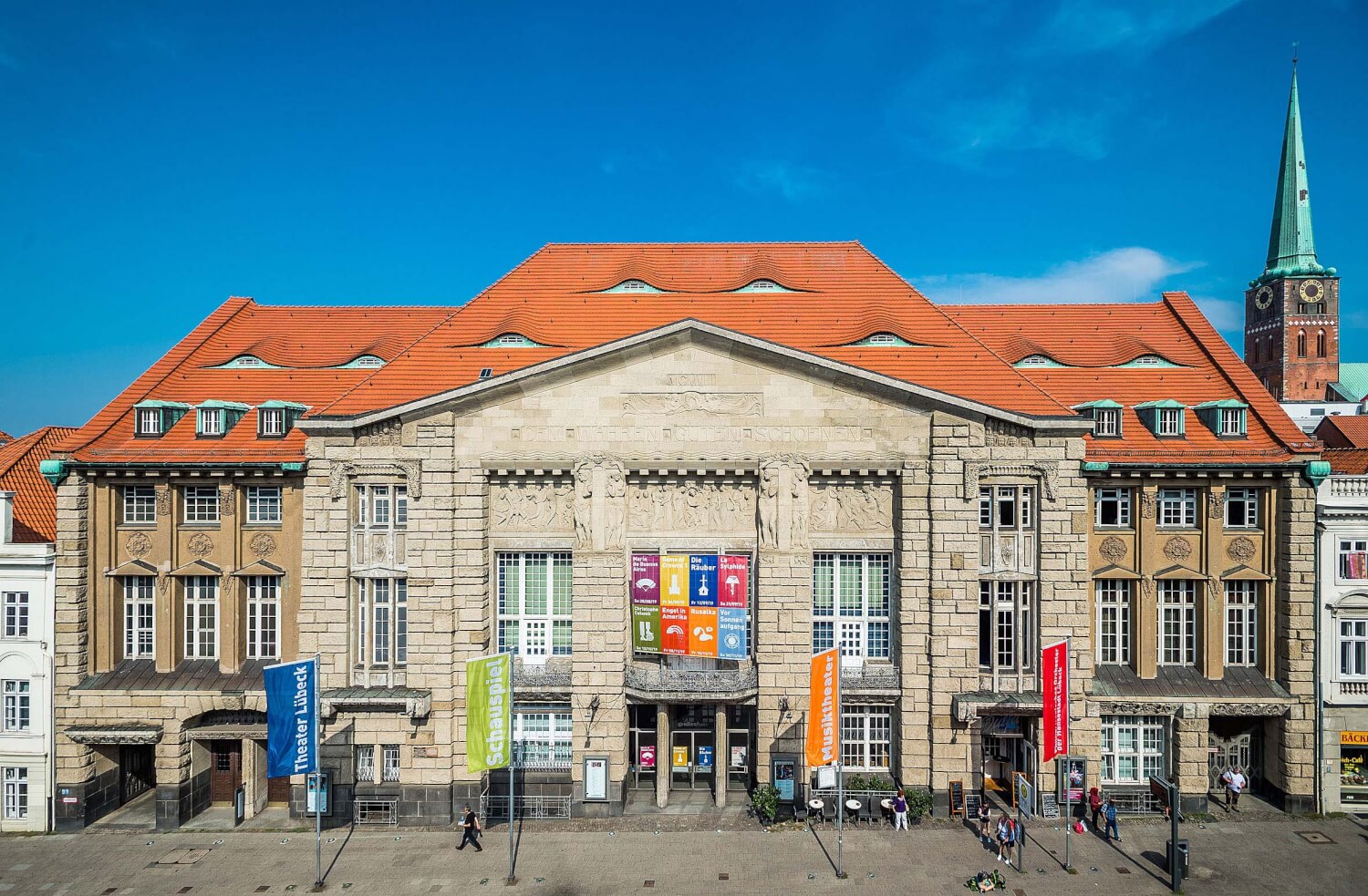 Theater Lübeck Zu sehen ist das Theater Lübeck.