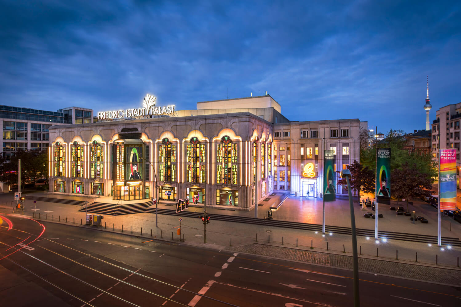 Friedrichstadt-Palast Berlin Die Hausansicht des Friedrichstadt-Palast Berlin.