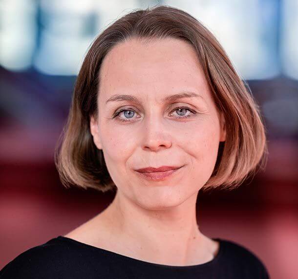 Man sieht Nicole Buhr, Leiterin Junges Theater am Theater Heilbronn