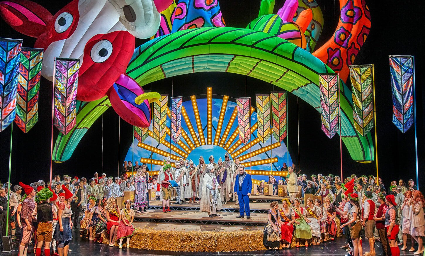 III. Aufzug Ensemble und Chor der Bayreuther Festspiele.