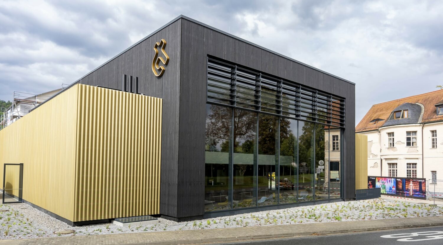 Außenansicht des Schiller-Theater Rudolstadt.