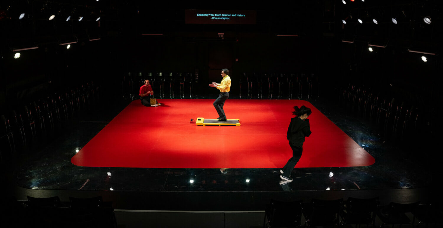 Flo Sohn, Andrè Kuntze und Jenny Groß in Aktion