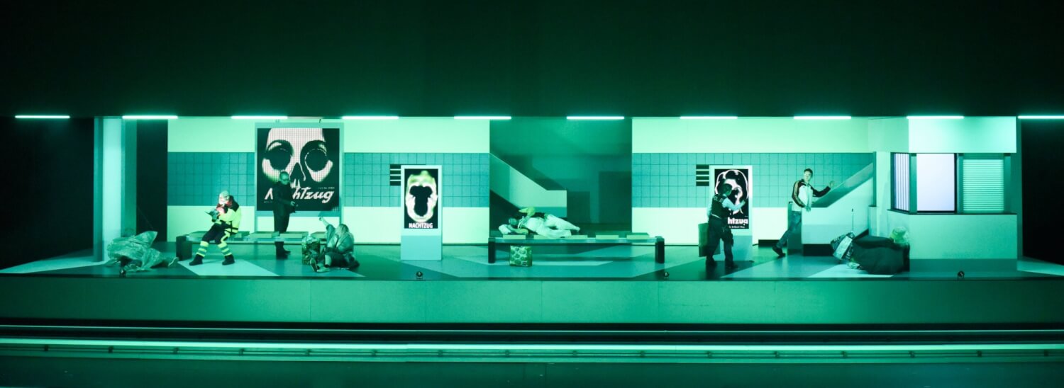 Die U-Bahn-Station in „Vergeltung“