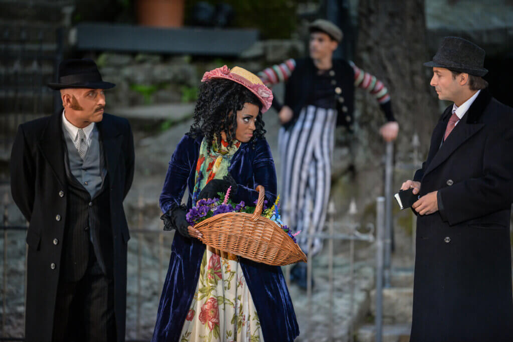 Aufführungsfoto von My Fair Lady bei den Luisenburg-Festspielen.
